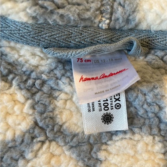 Hanna Andersson Blue Polka Dot Jacket 12-18mo - Picture 6 of 6